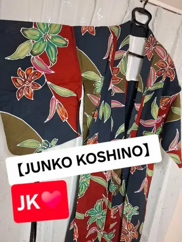 [ JUNKO KOSHINO ] 유카타. 고급 브랜드. 여성용. 불꽃축제