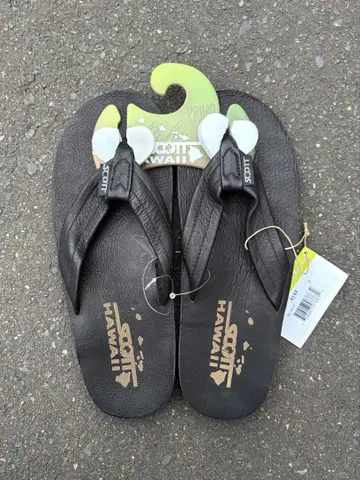 SCOTT HAWAII 스캇 하와이 가죽 비치 샌들 US8 26cm