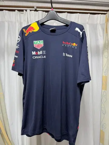 PUMA Red Bull Racing T셔츠 네이비 M