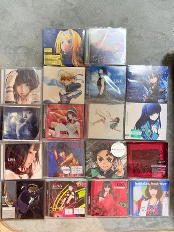 LiSA CD 싱글 18장 묶음 판매