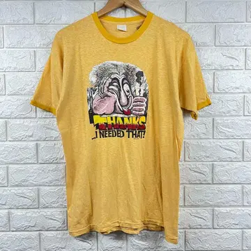 70s 빈티지 링거 T셔츠 USA제 서브컬쳐 드렁커 ROACH