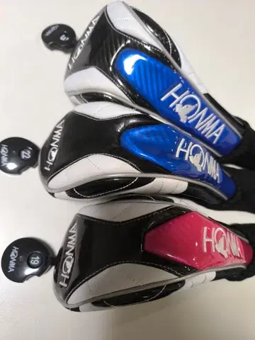 HONMA 골프헤드커버 3세트 FW UT용 혼마