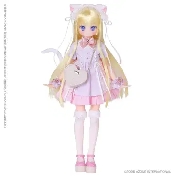 Azone 카라후루 Dreamin' 메바에 화이트 고양이ver. 인형