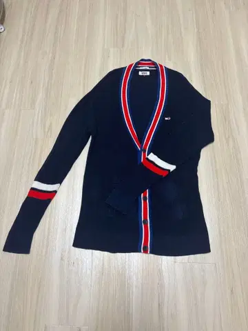 TOMMY JEANS 오버 사이즈 가디건 XL 네이비