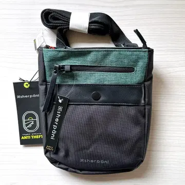 미사용 새상품 sherpani RFID 보호 숄더백 그린