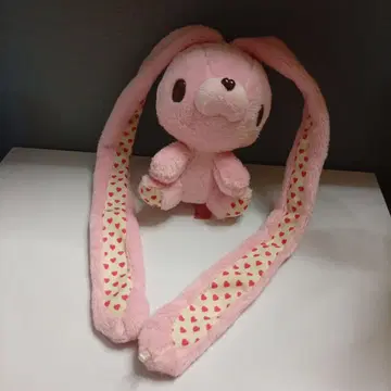 범용 토끼 발렌타인 봉제 인형 레어 핑크 모리 척
