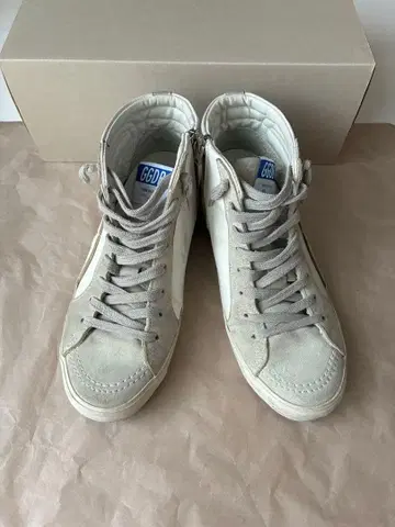 [ 골든구스 ] SLIDE LEATHER*SUEDE 스니커즈 38