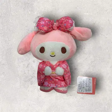 마이멜로디 봉제 인형 S 벚꽃 기모노