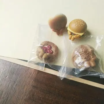 [ 가챠 ] 기다림 빵의 경우 앙팡 햄버거 데니쉬 미니어처