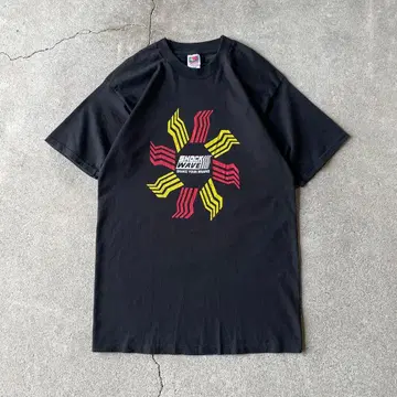 90s Panasonic SHOCK WAVE 프로모 셔츠 L