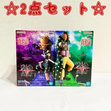 미사용 새상품 ONEPIECE 필름 레드 전광절경 피규어 2세트
