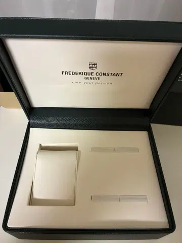 [ 빈 박스 ] 프레드릭 콘스탄트 다크 그린 시계용 BOX만