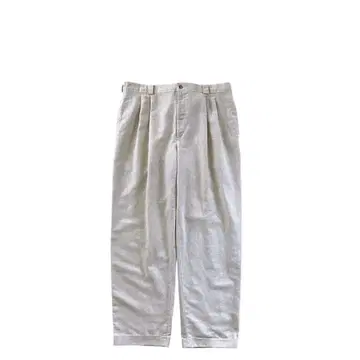 90s SAVENE 린넨 2 턱 슬랙스 팬츠 W36L30