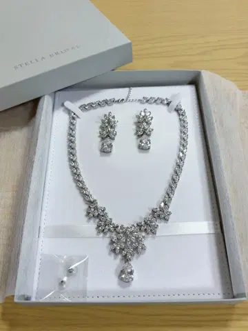 STELLA BRIDAL 목걸이 귀걸이 세트
