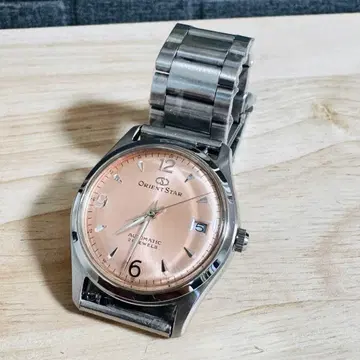 ORIENT STAR 자동 시계 살몬 핑크 다이얼