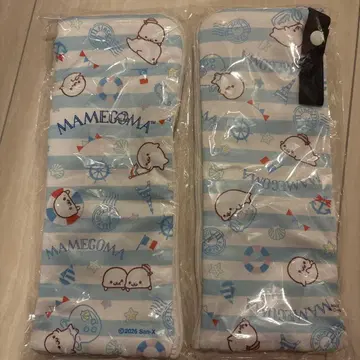 마메고마 서프라이즈 박스 5월호 우산 파우치 마린 패턴 한정판