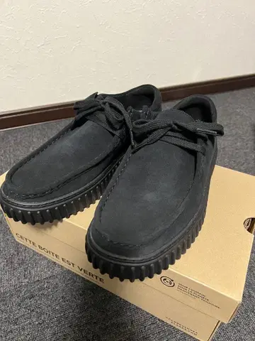 클락스 Clarks Torhill Lo 블랙 스웨이드
