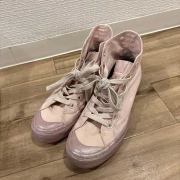 Vans 하이컷 스니커즈 핑크
