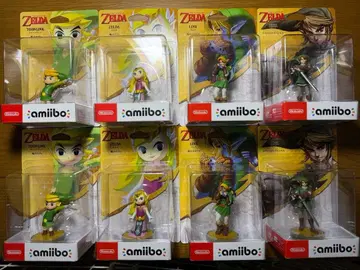 [ 미사용 새상품 ] amiibo 젤다의 전설 시리즈 4종 각 2개