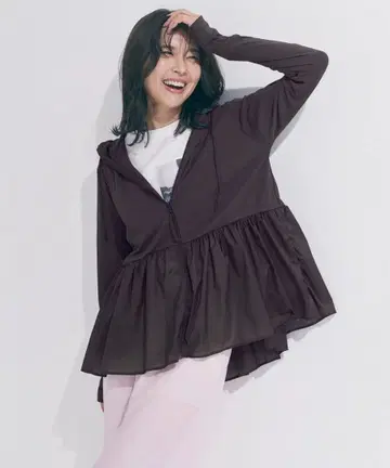 UNFILO 래쉬가드 페플럼 후디