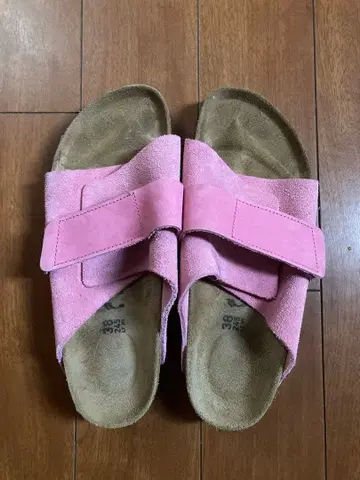 버켄스탁 샌들 핑크 키모노 버켄스탁 38 사이즈