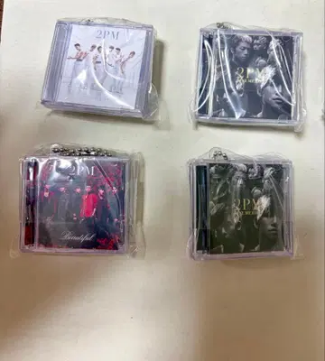 2PM 미니어처 CD 키링