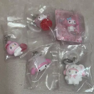 마이멜로디 메지루시 세트 폭신폭신 스노우 고기만두 딸기 에모큥