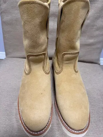 Red Wing 스웨이드 페코스 부츠 베이지