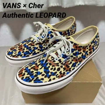 [ 미사용 레어 모델 ] VANS x Cher 오센틱 레오파드