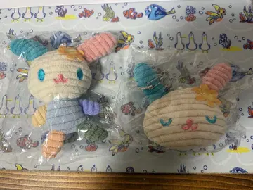 산리오 우사하나 봉제 인형 키링 2