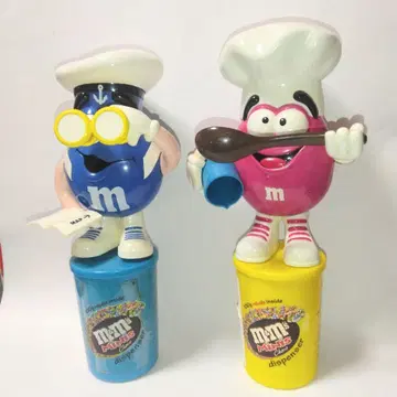 M&M's 초콜릿 디스펜서 피규어 2체 세트