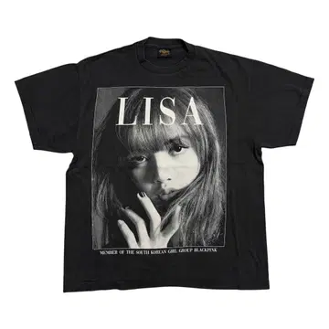 BLACKPINK LISA 블랙핑크 리사 티셔츠 XL