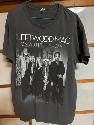 빈티지 Fleetwood Mac On With The Show 셔츠