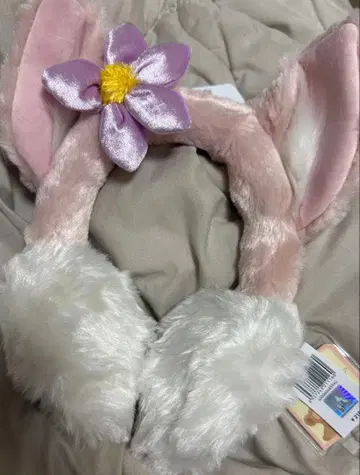 상하이 디즈니 리나벨 복슬복슬 귀마개 이어머프