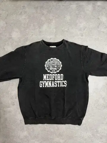 Champion MEDFORD GYMNASTICS 맨투맨 블랙 L