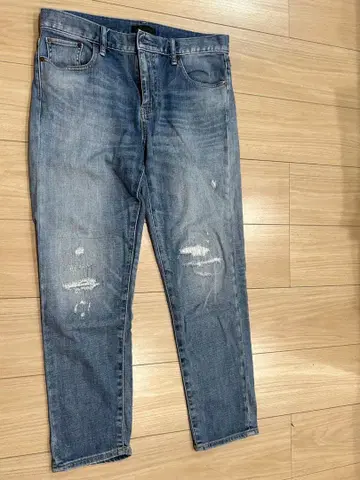 UNIQLO JEANS 데미지 가공 데님 팬츠, 26