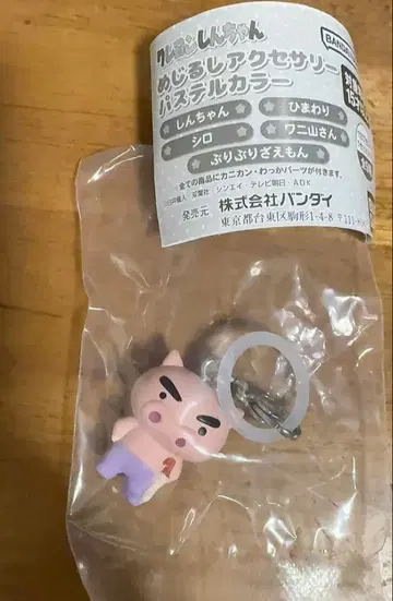 짱구는 못말려(크레용 신짱) 부리부리몬 메지루시 액세서리 파스텔 컬러