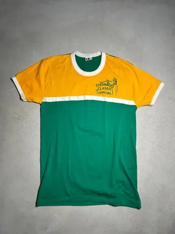 70-80s downerwear 풋볼 셔츠 링거 T XL 구제 의류