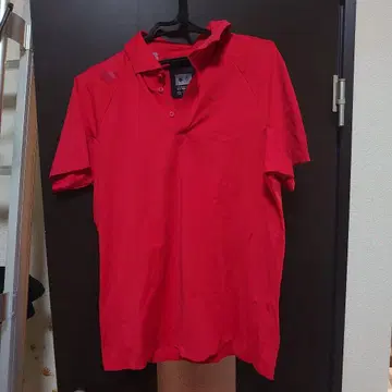 DESCENTE g-arc 반팔 피케 셔츠 레드 사이즈 L