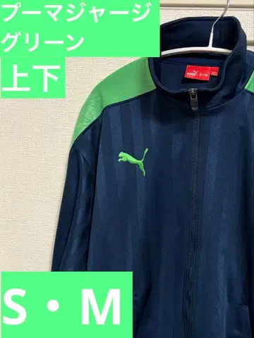 PUMA 푸마 저지 셋업 상하의 그린 S M