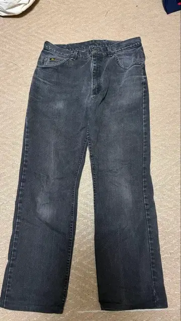 Lee 블랙 데님 팬츠 size w34 L34