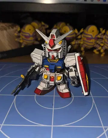SD 건담 EX 스탠다드 RX-78-2 건담 애니메이션 채색
