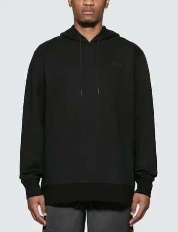 Y-3 Swim Graphic Print 후드티 M 블랙