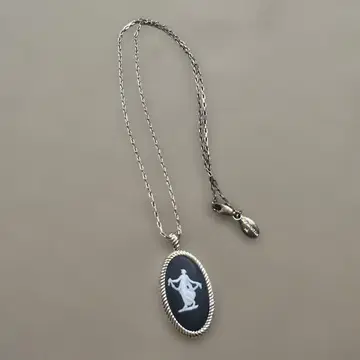 WEDGWOOD 재스퍼 목걸이 925 실버