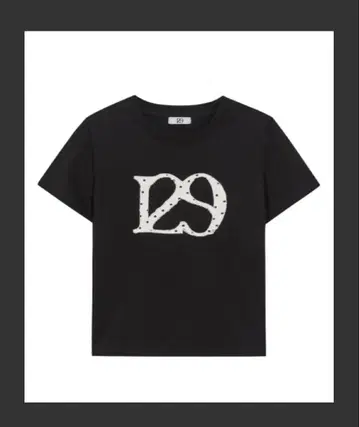 ILLIGO 129 로고 패치 T셔츠 블랙 도트