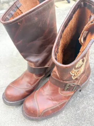 Sendra Motorboot 엔지니어 부츠 브라운 43
