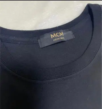 MCM 티셔츠 블랙 레오파드 무늬