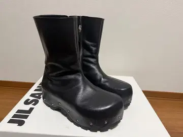 질 샌더 앵클 클로그 부츠 41