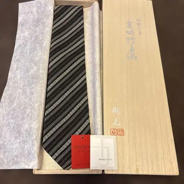 미사용 새상품! HAKATA JAPAN 전통 공예 하카타 오리 넥타이