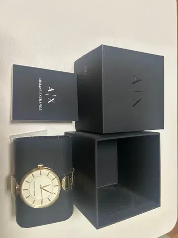 ARMANI EXCHANGE 손목시계 골드 컬러